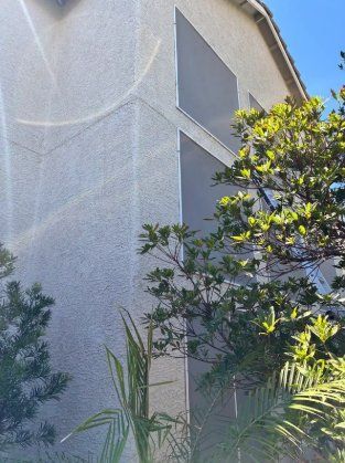 Solar screen replacement, before