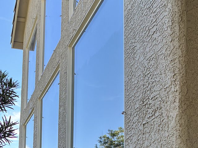 Same tall windows, clear after cleaning